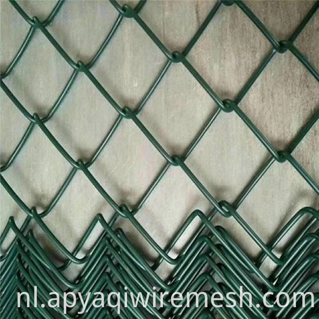 YQ gegalvaniseerd PVC gecoate diamant mesh draadketting link hek